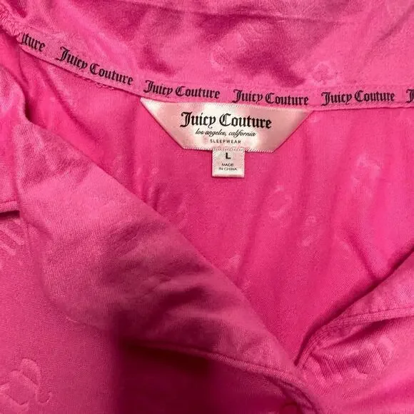 Juicy Couture Size Large Super Soft Pj Set Bedazzled - Picture 5 of 5
